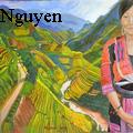 Thu Nguyen - Stairway to Heaven - Oil Painting